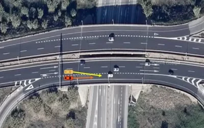 Carril de trenzado VIDEOANÁLISIS