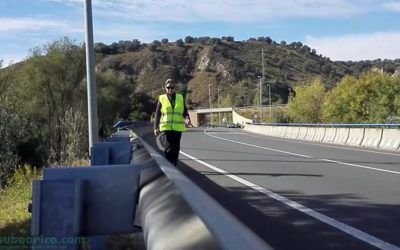 Adelantamiento a peatón con línea continua VIDEOANÁLISIS