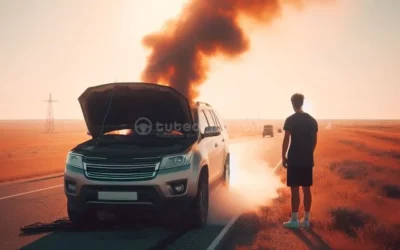 Turismo inmovilizado en carretera sin señalizar VIDEOANÁLISIS