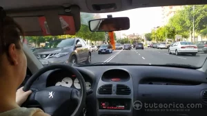 Conductora de un veh&iacute;culo