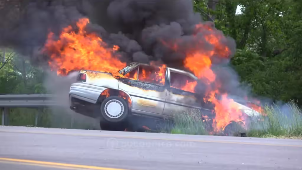 Incendio de vehiculo