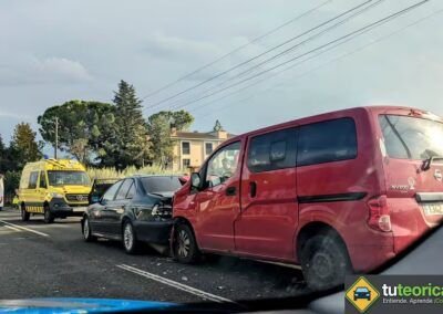 accidente por alcance