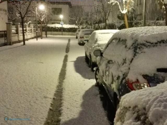 Preparar el coche para la climatología adversa. Nevando