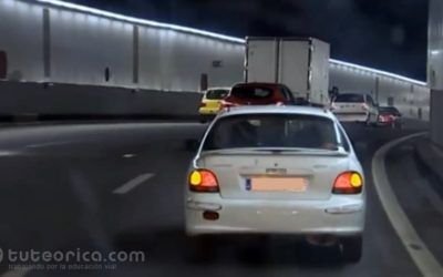 Detención por emergencia en el interior de un túnel