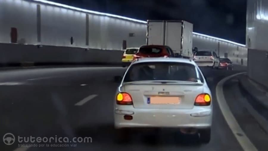 Detención por emergencia en el interior de un túnel
