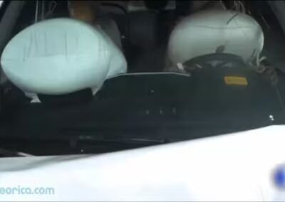 Airbag delanteros con dummys