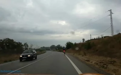 Adelantamiento a ciclistas con doble línea continua VIDEOANÁLISIS