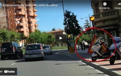 Estacionamiento ocultando señal VIDEOANÁLISIS