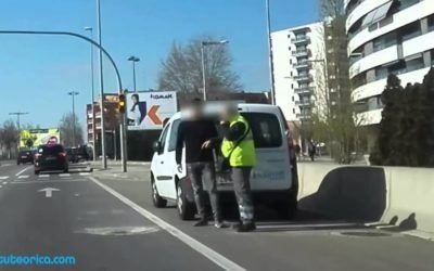 Inmovilización en arcén transitable VIDEOANÁLISIS