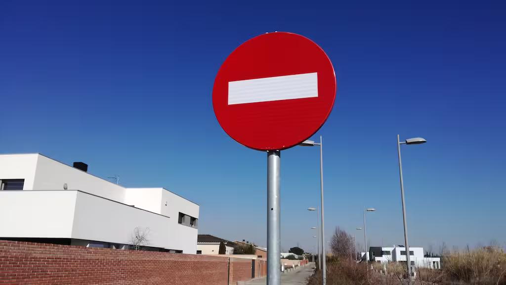 R-101 entrada prohibida