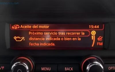 Revisar aceite del motor desde el ordenador del vehículo, imagen
