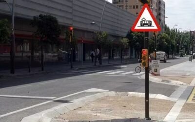 P6 peligro por cruce de tranvía | FOTOANÁLISIS