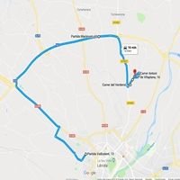 Recorrido de examen de Zona 1 a Llivia