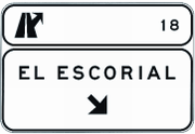 S351 salida inmediata hacia carretera convencional en autovía o autopista videoanálisis