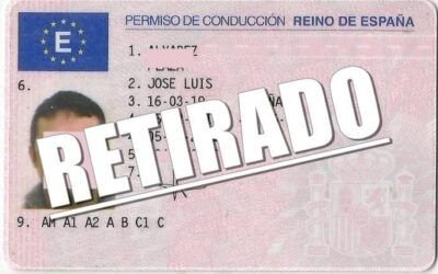 Fraccionamiento de la pena de privación del permiso de conducir