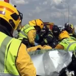 Im&aacute;genes sobre actuaci&oacute;n en accidente de tr&aacute;fico y primeros auxilios