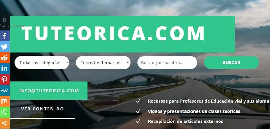 Buscador tuteorica, guia de uso