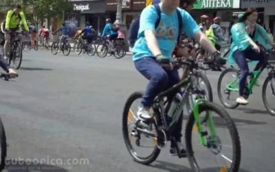 Bicicletas en vía urbana