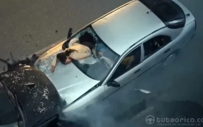 Víctima de tráfico sin cinturón de seguridad en siniestro vial