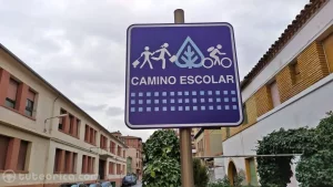 Camino al colegio
