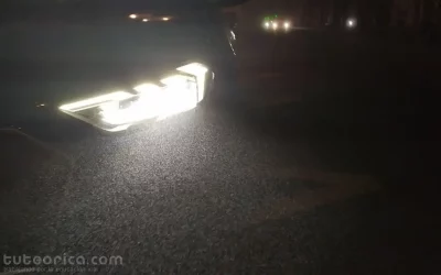 Deslumbramiento por luces vehículo contrario VIDEOANÁLISIS