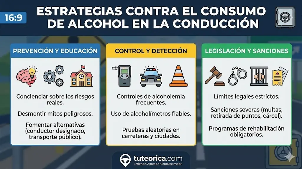 Estrategias contra el consumo de alcohol en la conducción portada