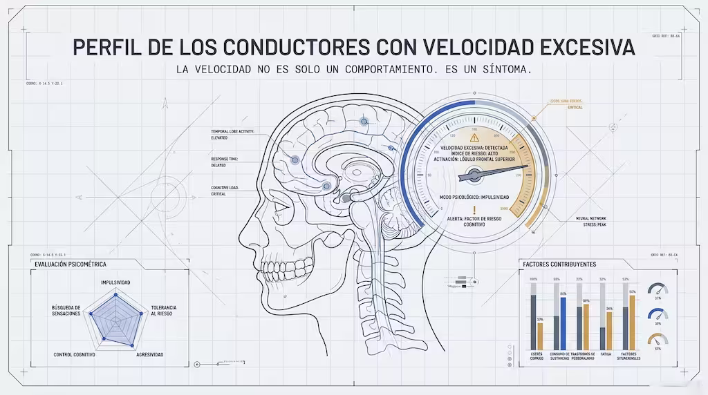 El perfil de los conductores con velocidad excesiva