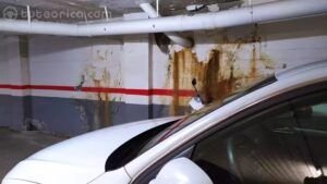 Vehiculo abandonado en parking. Aplicaci&oacute;n de la Ley de Trafico en terrenos privados