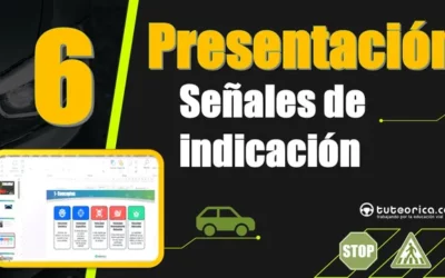 Tema 6 del curso teórico del carnet de conducir: presentación de señales de indicación