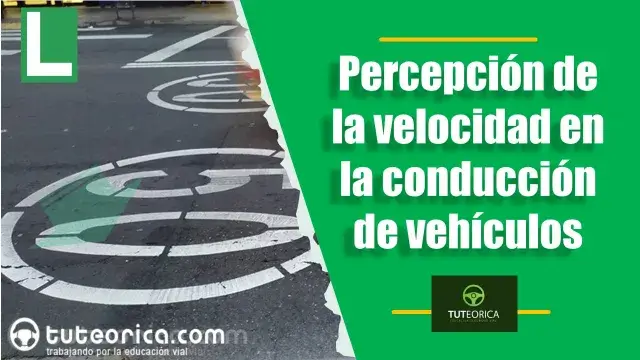 La percepcion de la velocidad por el conductor portada