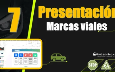 Tema 7 del curso teórico del carnet de conducir: presentación de marcas viales
