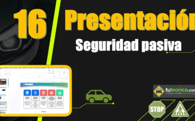 Tema 16 del curso teórico del carnet de conducir: presentación sistemas de seguridad pasiva