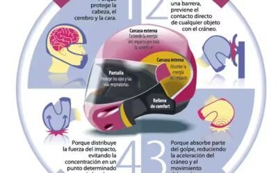Infografía razones para ponerse el casco