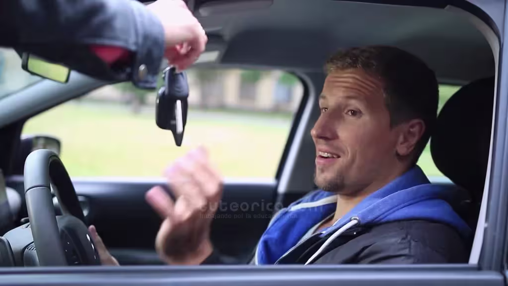 Entrega de llaves del coche