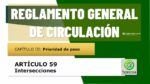 Intersecciones. Art&iacute;culo 59 del RGCir