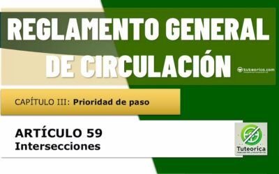 Intersecciones. Artículo 59 del RGCir