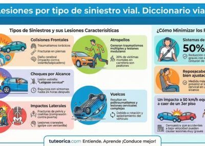 Lesiones por tipo de siniestro vial