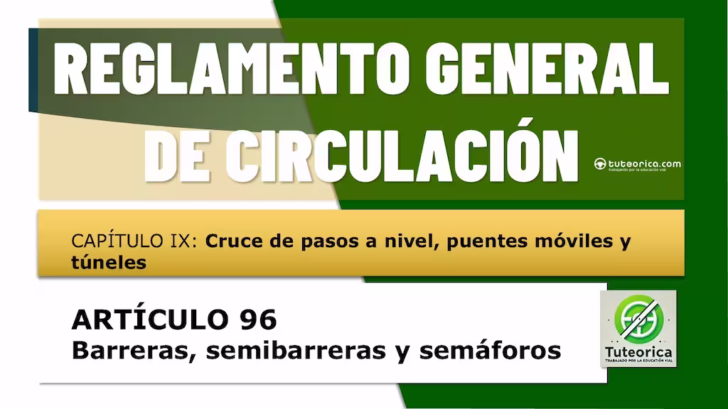 articulo 96 reglamento general circulacion