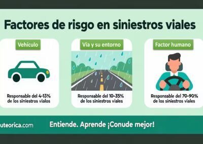 Los factores de riesgo de los siniestros viales
