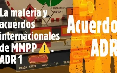 La materia y acuerdos internacionales de MMPP ⚠️. ADR 1