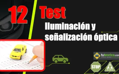 Test del Tema 12 del curso teórico del carnet de conducir: iluminación y señalización óptica