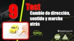 Test del Tema 9 del curso te&oacute;rico del carnet de conducir: cambios de direcci&oacute;n, sentido y marcha atr&aacute;s
