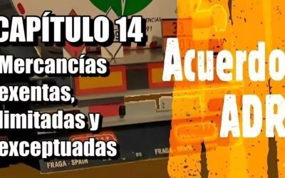 Mercancías exentas, limitadas y exceptuadas. Manual ADR 14