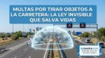 Multas por tirar objetos a la v&iacute;a
