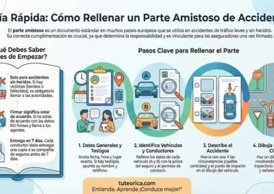 infografia sobre como realizar una declaracion amistosa de accidente