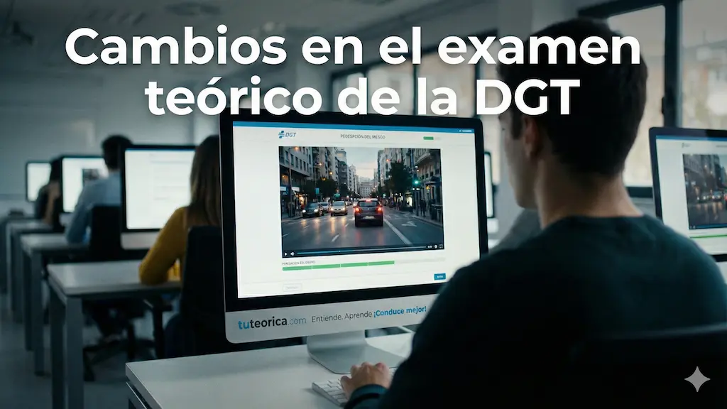 Cambios en el examen teorico de la DGT
