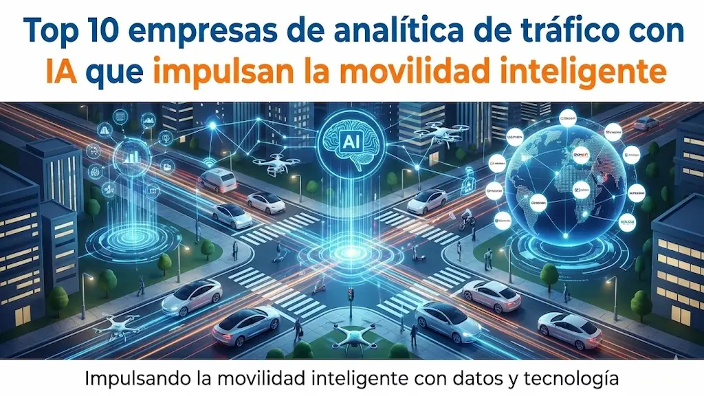 portada Top 10 empresas de analítica de tráfico con IA que impulsan la movilidad inteligente