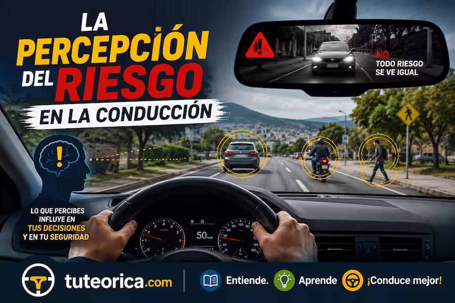 destacada percepción del riesgo en la conducción