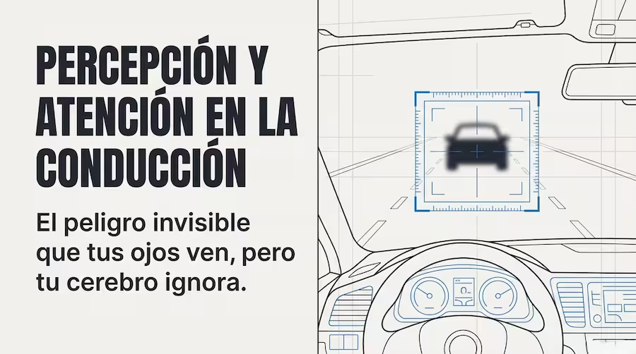 destacada del subpilar 1 de la percepción y atención en psicología vial