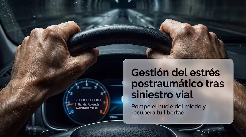 destacada de gestión de estrés tras accidente vial